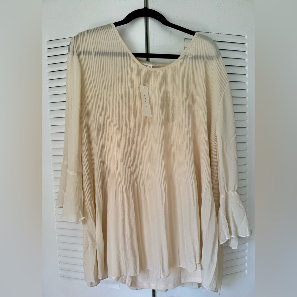 Cream Women's Top